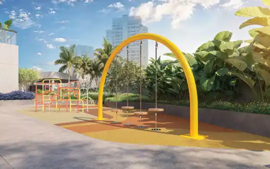 Casa Nacional Brooklin — Perspectiva ilustrada — Playground