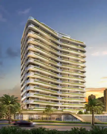 Saffire by Elie Saab — Perspectiva ilustrada — Fachada completa da torre 2