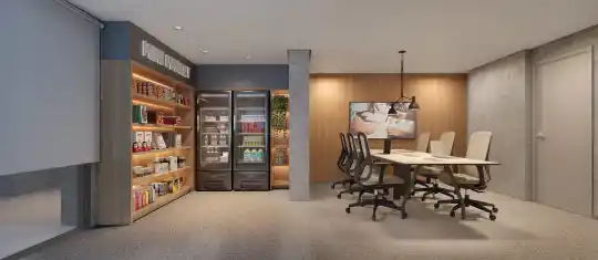 Lindenberg Alto das Nações — Perspectiva ilustrada — Coworking
