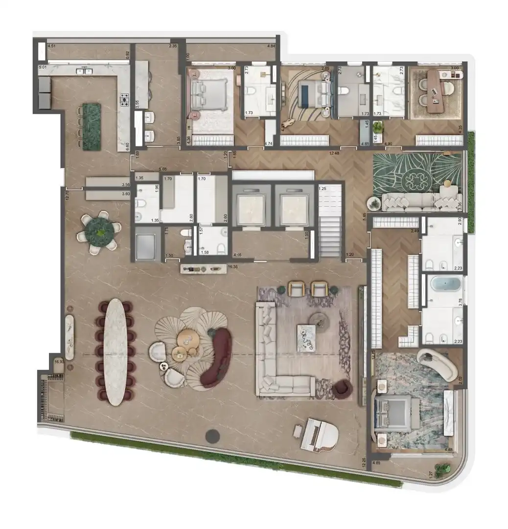 Saffire by Elie Saab — 493 m² — ampliada, 4 suítes