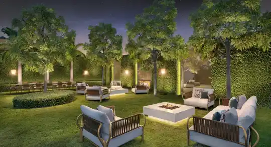 Saffire by Elie Saab — Perspectiva ilustrada — Terraço de festas