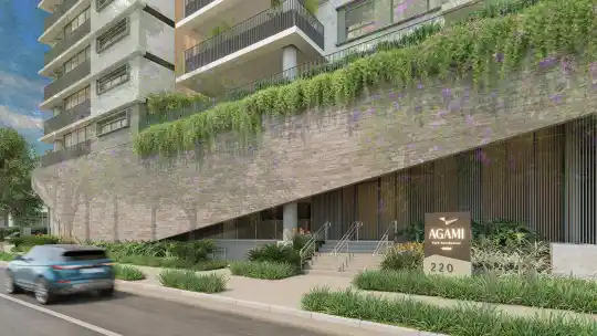 Agami Park Residences — Perspectiva ilustrada — Portaria