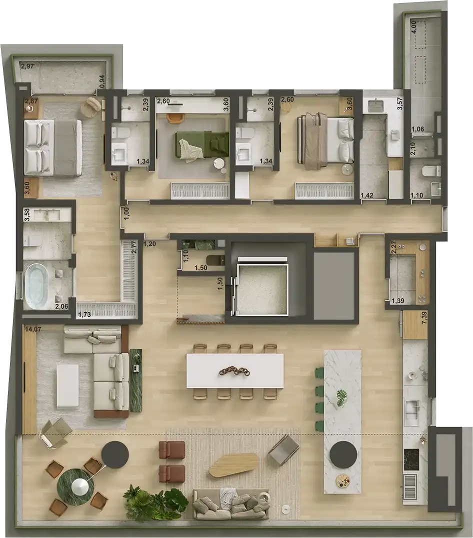 ISA Brooklin — — 220 m², padrão