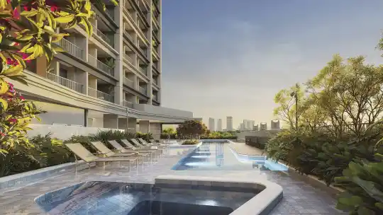 Metropolitan by Lindenberg — Perspectiva ilustrada — Piscina com raia