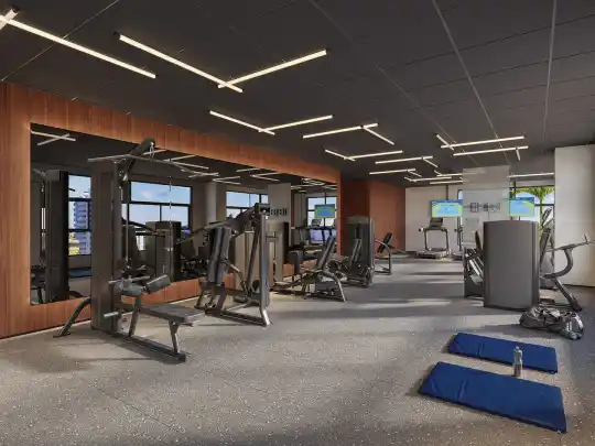 Casa Nacional Brooklin — Perspectiva ilustrada — Fitness — vista 1