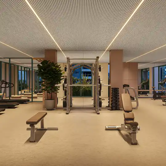 ISA Brooklin — Perspectiva ilustrada — Fitness