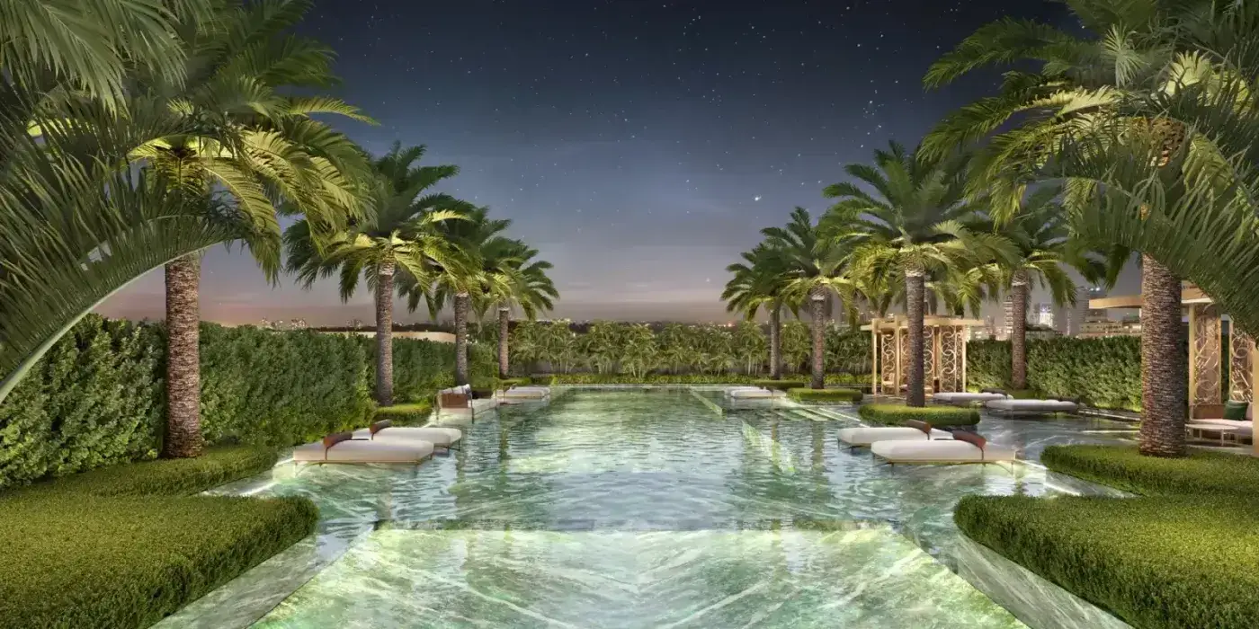 Saffire by Elie Saab — Perspectiva ilustrada — Piscina descoberta