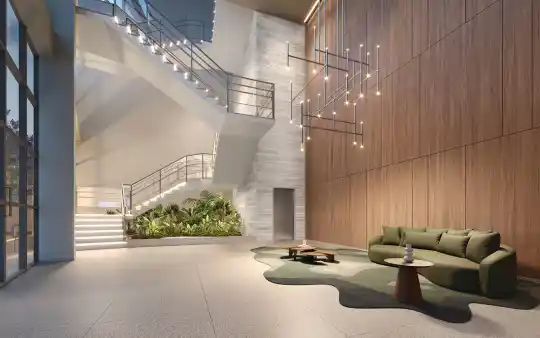 Lindenberg Alto das Nações — Perspectiva ilustrada — Lobby principal