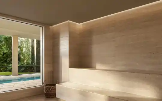 TESS Brooklin — Perspectiva ilustrada — Sauna úmida