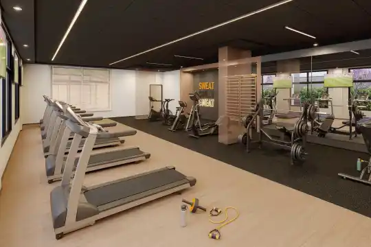 SP 360° Smart Living by Eztec — Perspectiva ilustrada — Fitness aeróbico