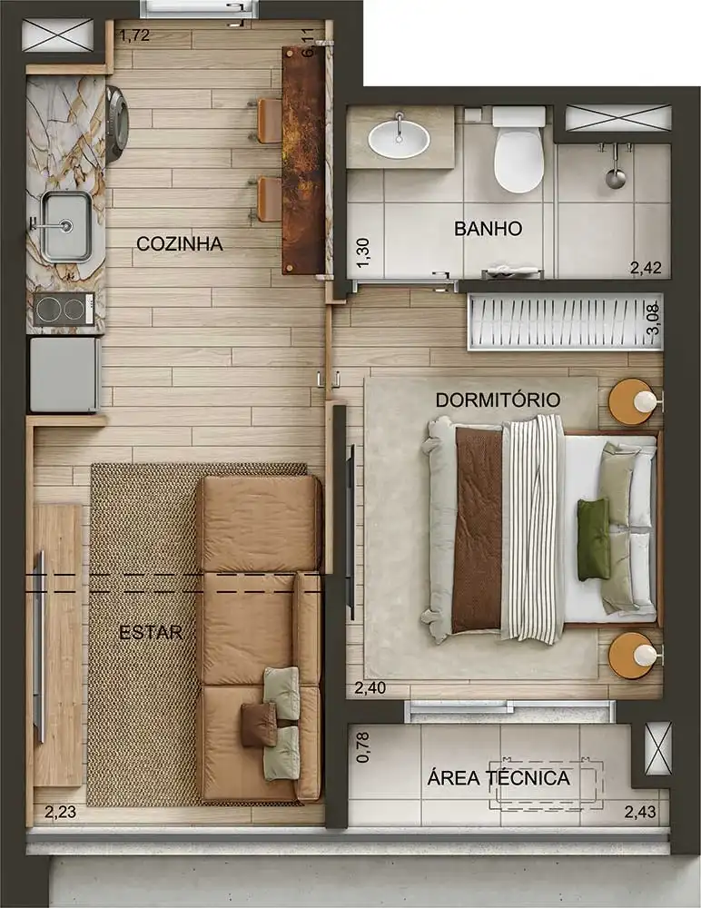 Metropolitan by Lindenberg — — 31 m² — acervo, confirmar com a incorporadora