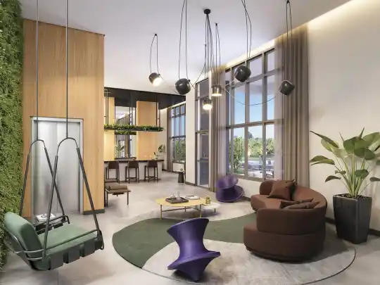 HAUTE Brooklin by Ez — Perspectiva ilustrada — Coworking
