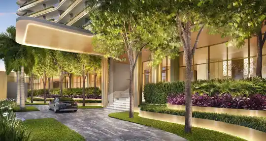 Saffire by Elie Saab — Perspectiva ilustrada — Porte-cochère