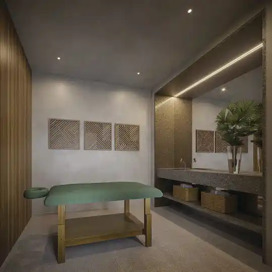 PARK AVENUE Ibirapuera — Perspectiva ilustrada — Sala de massagem