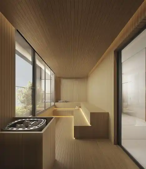 Metropolitan by Lindenberg — Perspectiva ilustrada — Sauna