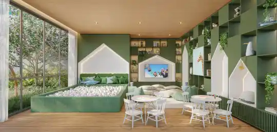 Agami Park Residences — Perspectiva ilustrada — Brinquedoteca
