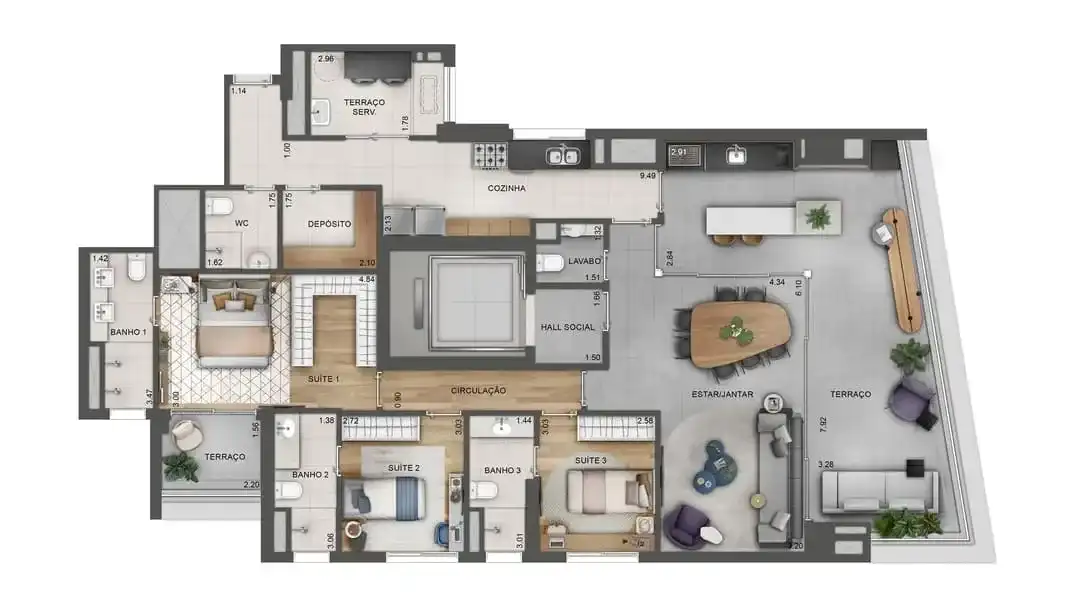 Lindenberg Alto das Nações — antiga — variante intermediária 1 — acervo, confirmar com a incorporadora