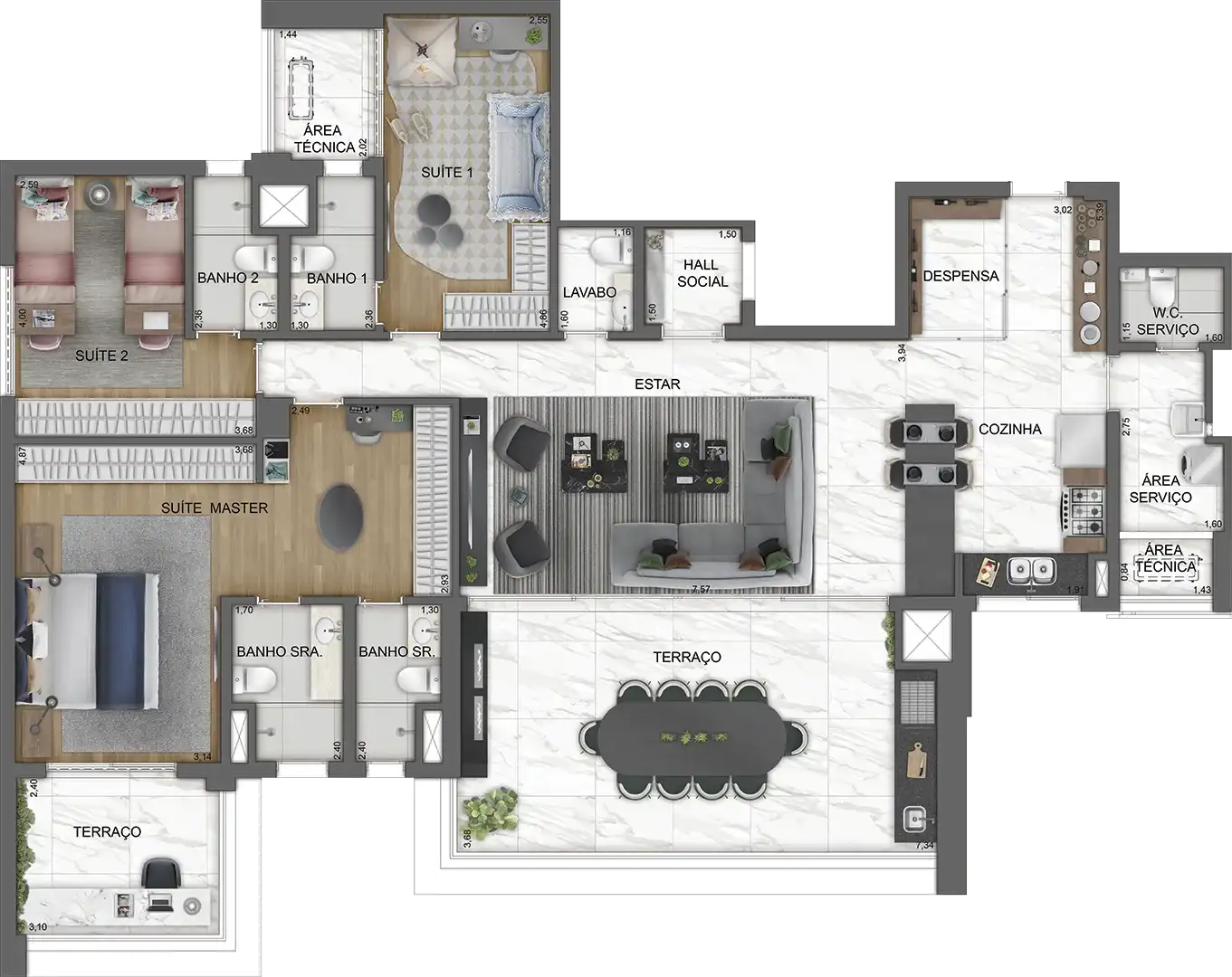 HAUTE Brooklin by Ez — 185 m² — opção, final 1