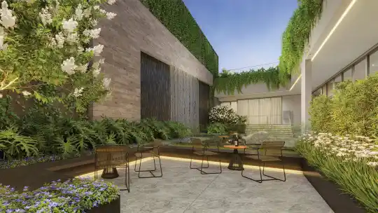 Agami Park Residences — Perspectiva ilustrada — Lounge de festas