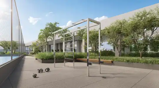 Lindenberg Alto das Nações — Perspectiva ilustrada — Fitness externo