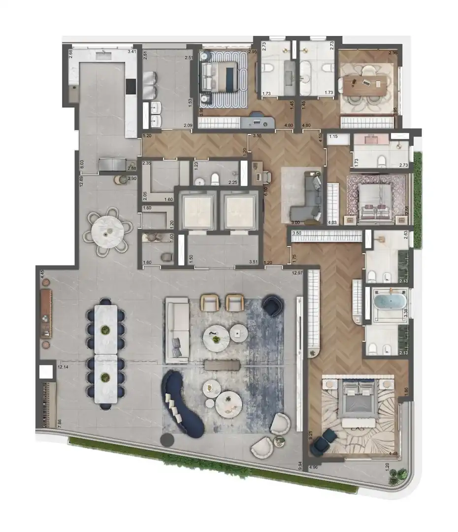 Saffire by Elie Saab — 360 m² — opção, 4 suítes