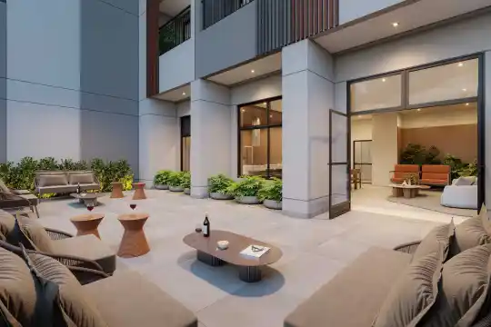 SP 360° Smart Living by Eztec — Perspectiva ilustrada — Lounge gourmet