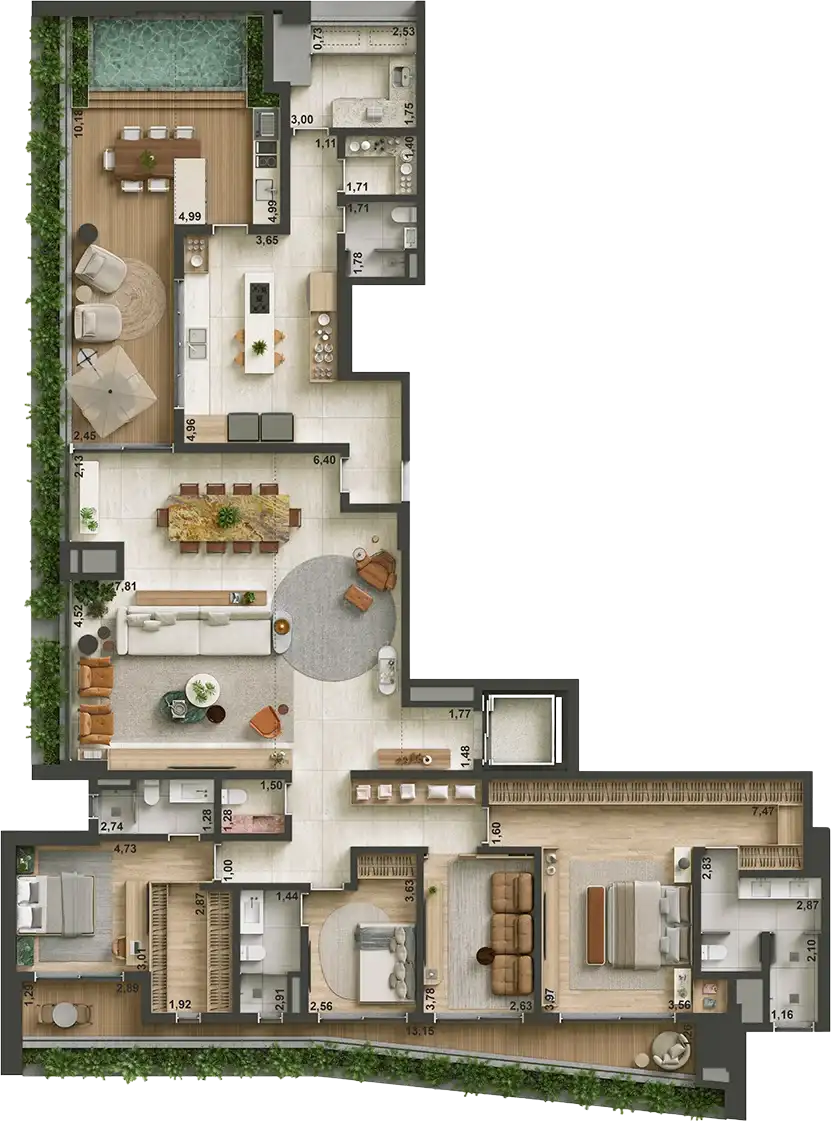 TESS Brooklin — penthouse — 304 m²