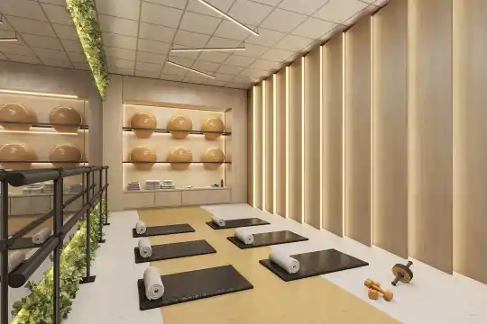 HAUTE Brooklin by Ez — Perspectiva ilustrada — Sala multiuso