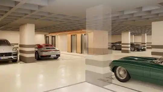 Agami Park Residences — Perspectiva ilustrada — Garagem