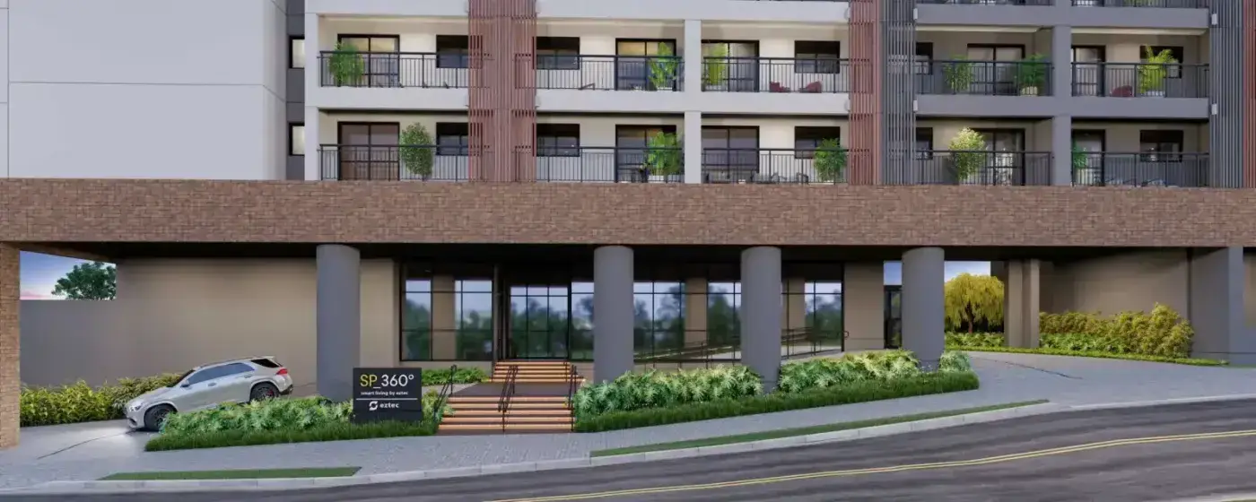 SP 360° Smart Living by Eztec — Perspectiva ilustrada — Portaria