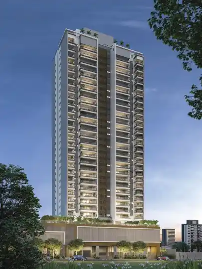 HAUTE Brooklin by Ez — Perspectiva ilustrada — Fachada completa