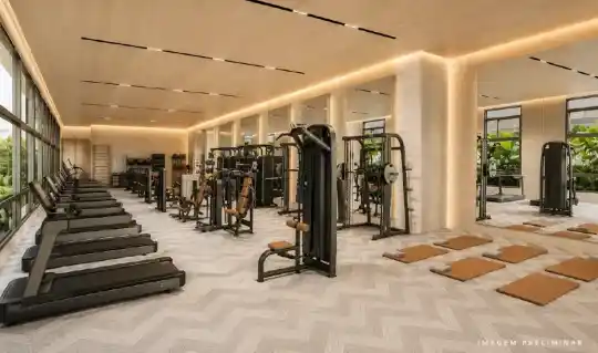 LE SIX Ibirapuera — Perspectiva preliminar do acervo — Fitness