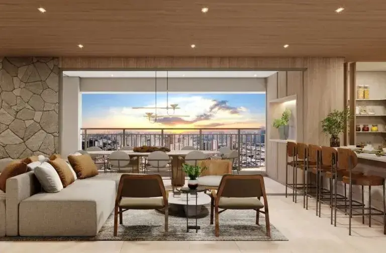 Living Ampliado - Apto 180 m²