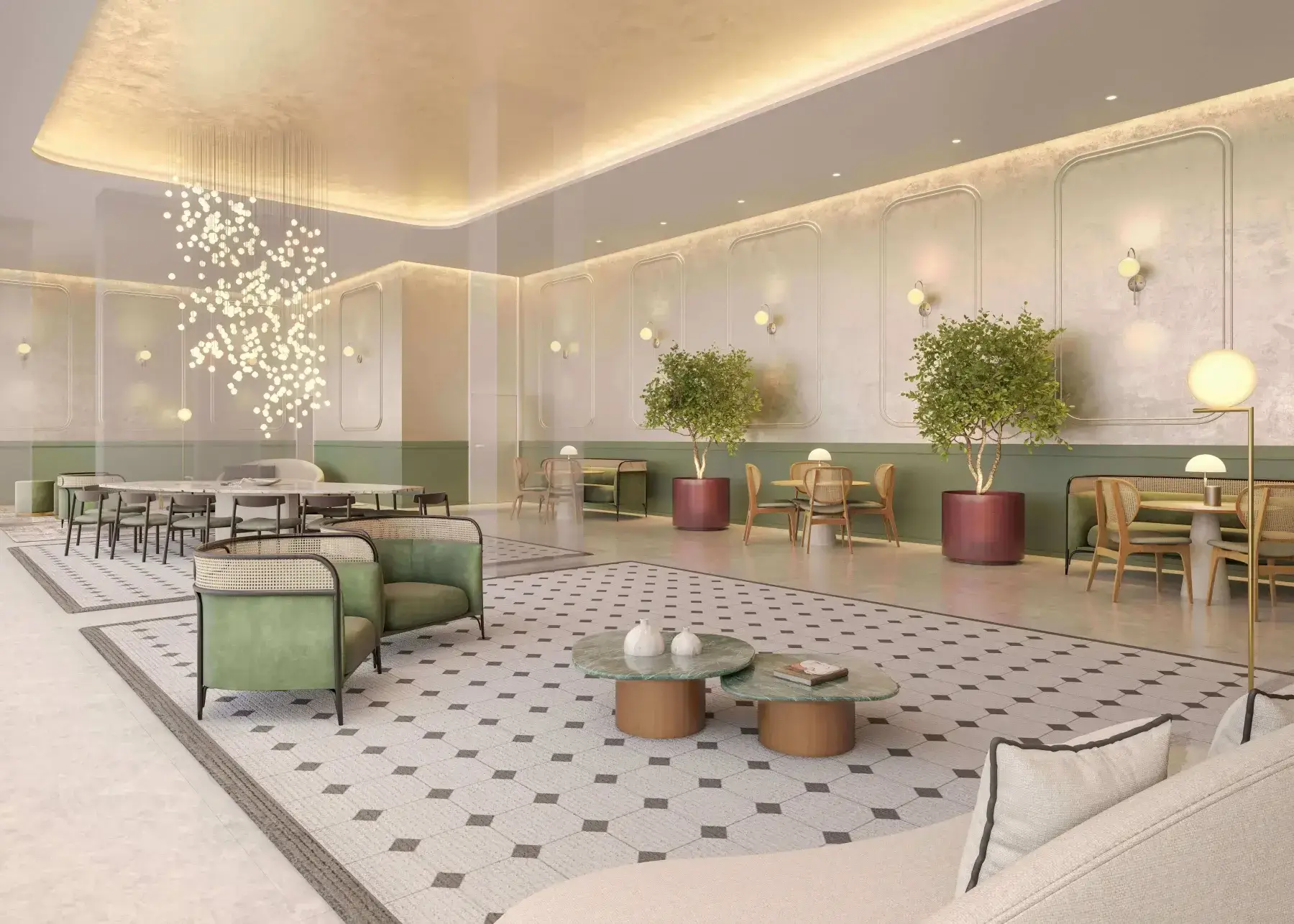 Perspectiva Ilustrada | Guest Lounge